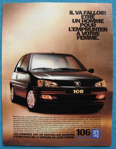 Publicité papier voiture - papier,