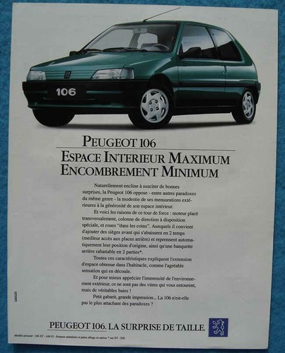 Publicité papier voiture - publicité,