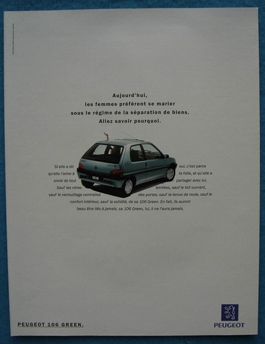 Publicité papier voiture - papier,