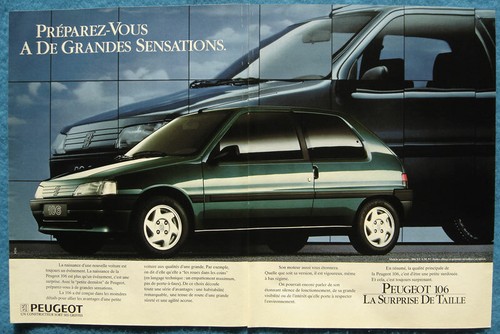 Publicité papier voiture - -,
