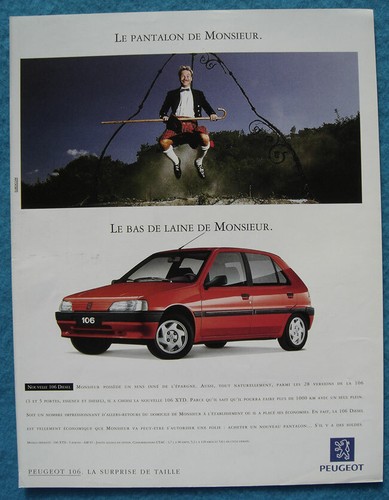 Publicité papier voiture - papier,